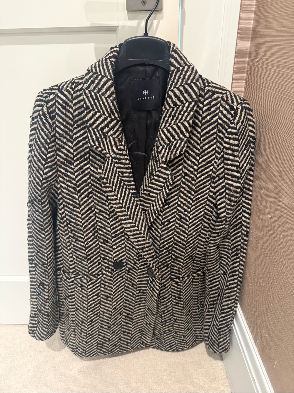 Anine Bing Diane coat NWOT xs super chic!